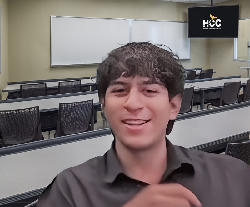 HCC student Andres Lopez