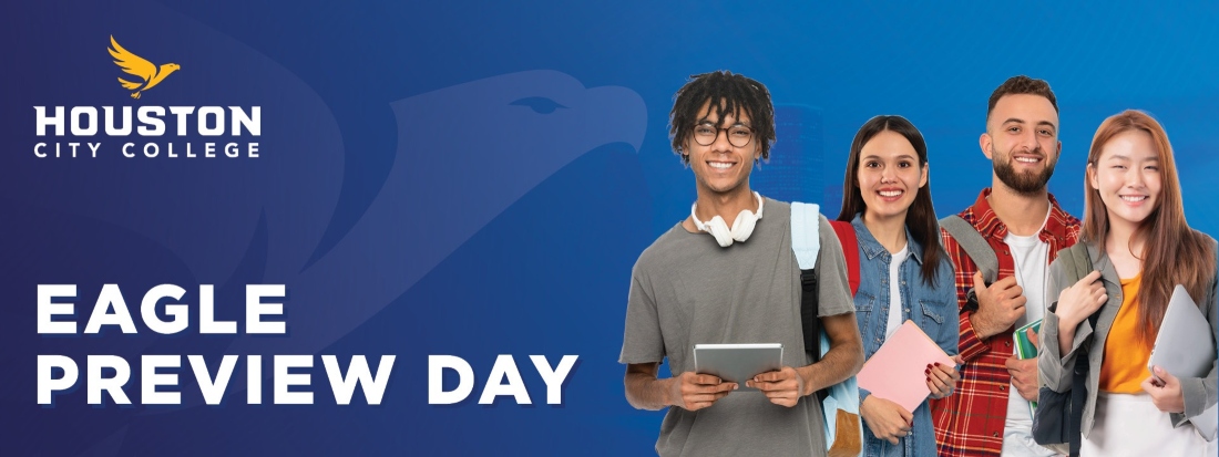 Houston City College Eagle Preview Day a group of diverse students